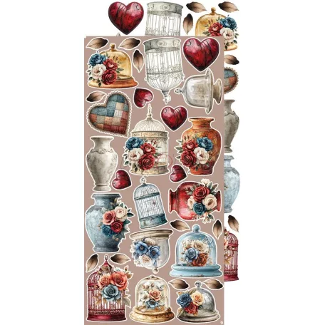 Craft O'Clock Kivágóív Timeless Grace Mix Extras to Cut Set (18 ív)