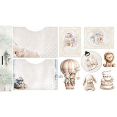   Alchemy of Art Szövet kivágóív  Baby Fabric cut-outs (1 ív)