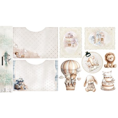 Alchemy of Art Szövet kivágóív  Baby Fabric cut-outs (1 ív)