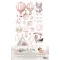 Alchemy of Art Kivágóív 6"x12" (15cm x 30 cm) Baby Girl Extras to Cut Set (1 csomag)