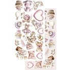 Alchemy of Art Kivágóív 6"x12" (15cm x 30 cm) Baby Girl Extras to Cut Set (1 csomag)