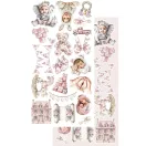 Alchemy of Art Kivágóív 6"x12" (15cm x 30 cm) Baby Girl Extras to Cut Set (1 csomag)