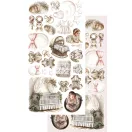 Alchemy of Art Kivágóív 6"x12" (15cm x 30 cm) Baby Girl Extras to Cut Set (1 csomag)