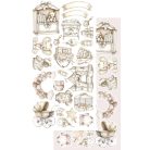 Alchemy of Art Kivágóív 6"x12" (15cm x 30 cm) Baby Girl Extras to Cut Set (1 csomag)