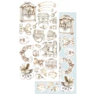   Alchemy of Art Kivágóív 6"x12" (15cm x 30 cm) Baby Boy Extras to Cut Set (1 csomag)
