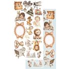 Alchemy of Art Kivágóív 6"x12" (15cm x 30 cm) Baby Boy Extras to Cut Set (1 csomag)