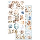Alchemy of Art Kivágóív 6"x12" (15cm x 30 cm) Baby Boy Extras to Cut Set (1 csomag)