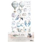 Alchemy of Art Kivágóív 6"x12" (15cm x 30 cm) Baby Boy Extras to Cut Set (1 csomag)