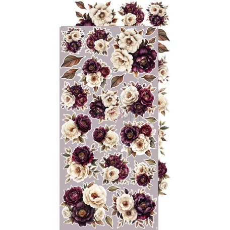 Craft O'Clock Kivágóív Plum And Caramel Mix Extras to Cut Set (18 ív)