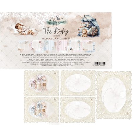 Alchemy of Art Scrapbook papírkészlet 12" (30 cm) Baby Paper Collection Set (6 lap)