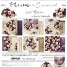 Craft O'Clock Scrapbook papírkészlet 12" (30 cm) Plum And Caramel Paper Collection Set (6 ív)