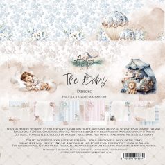   Alchemy of Art Scrapbook papírkészlet 8" (20 cm) Baby Paper Collection Set (24 lap)