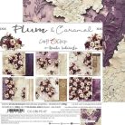 Craft O'Clock Scrapbook papírkészlet 8" (20 cm) Plum And Caramel Paper Collection Set (24 ív)