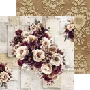 Craft O'Clock Scrapbook papírkészlet 6" (15 cm) Plum And Caramel Paper Collection Set (24 ív)