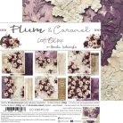Craft O'Clock Scrapbook papírkészlet 6" (15 cm) Plum And Caramel Paper Collection Set (24 ív)