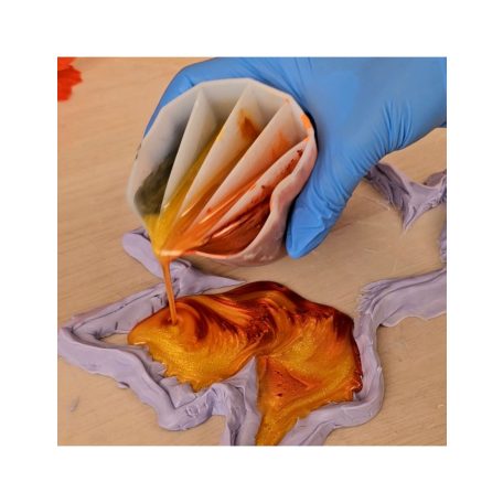 Reschimica Szilikon osztott öntőgyanta adagoló / Pouring effect resin dispenser (1 db)