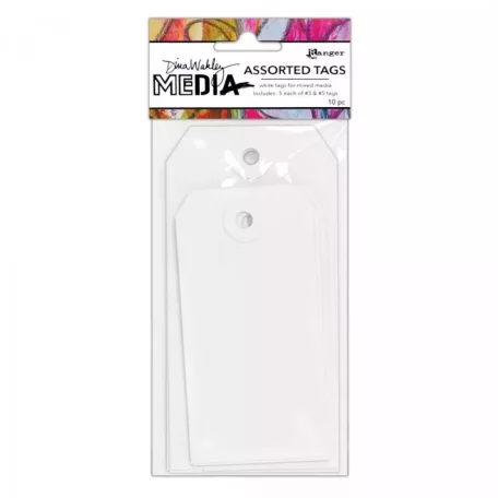 Ranger Címke Kicsi - Assorted Tag / Dina Wakley Media (10 db)