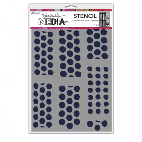Ranger Dotted Tape Stencil Dina Wakley MEdia Stencil (1 db)