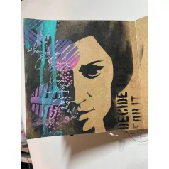 Ranger Pensive Face Stencil Dina Wakley MEdia Stencil (1 db)