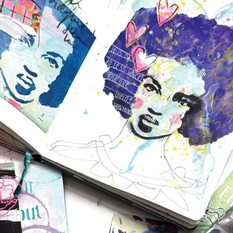 Ranger Proud Woman Stencil Dina Wakley MEdia Stencil (1 db)