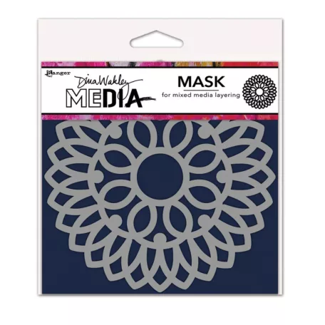 Ranger Pointy Doily Stencil Dina Wakley MEdia Stencil (1 db)