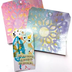 Ranger Pointy Doily Stencil Dina Wakley MEdia Stencil (1 db)