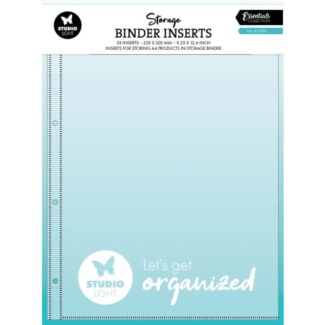 Studio Light Binder Insert TárolózsebA4+ Storage (5 db)