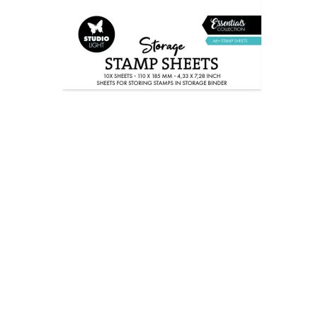 Studio Light Stamp Sheets  Tárolólap bélyegzőkhözA6+ Storage (10 db)