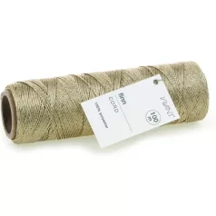   Metál zsinór, arany 100m x ø0,8mm - Vivant Gold Finn Cord (1 db)
