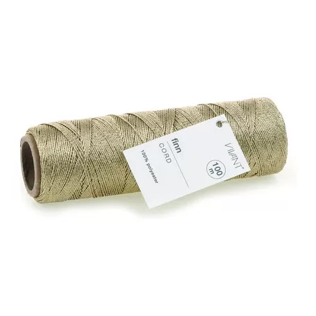 Metál zsinór, arany 100m x ø0,8mm - Vivant Gold Finn Cord (1 db)