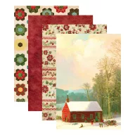   Spellbinders Papírkészlet Christmas Velvet 15x22cm Paper Pad (24 lap)