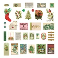   Spellbinders Kivágatok Christmas Pines Miscellany Printed Die Cuts (1 csomag)