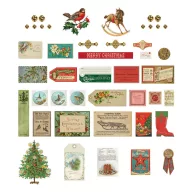   Spellbinders Kivágatok Jingle Bells Miscellany Printed Die Cuts (1 csomag)