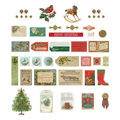   Spellbinders Kivágatok Jingle Bells Miscellany Printed Die Cuts (1 csomag)