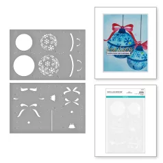   Spellbinders Snowflake Ornaments Layered  Stencils (1 csomag)