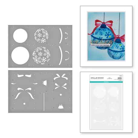 Spellbinders Snowflake Ornaments Layered  Stencils (1 csomag)