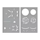 Spellbinders Snowflake Ornaments Layered  Stencils (1 csomag)