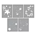 Spellbinders Christmas Florals Layered  Stencils (1 csomag)