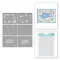 Spellbinders Merry Christmas Foliage Layered  Stencils (1 csomag)