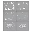 Spellbinders Merry Christmas Foliage Layered  Stencils (1 csomag)