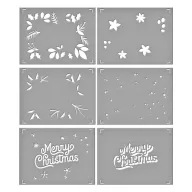   Spellbinders Merry Christmas Foliage Layered  Stencils (1 csomag)