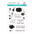 Spellbinders Szilikonbélyegző Layered Anemones  Clear Stamps (1 csomag)