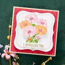 Spellbinders Szilikonbélyegző Layered Anemones  Clear Stamps (1 csomag)