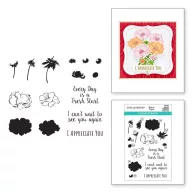   Spellbinders Szilikonbélyegző Layered Anemones  Clear Stamps (1 csomag)