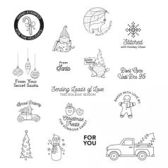   Spellbinders Szilikonbélyegző Handmade Gift Tags  Clear Stamps (1 csomag)