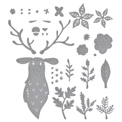   Spellbinders Vágósablon Floral Stag  Cutting Dies (1 csomag)