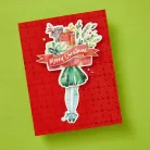 Spellbinders Kivágatok Dancin' Watercolor Holidays Printed Die Cuts (1 csomag)