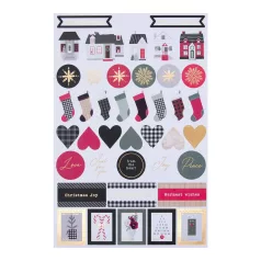   Spellbinders Matrica készlet Santa Lane Sticker Pack (1 csomag)