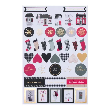 Spellbinders Matrica készlet Santa Lane Sticker Pack (1 csomag)