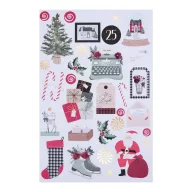   Spellbinders Matrica készlet Santa Lane Sticker Pack (1 csomag)